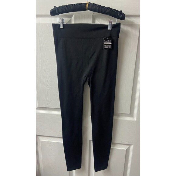 Seven Apparel Pants - Seven Apparel Fleece Lined Leggings Womens L Black NWT Stretchy Warm